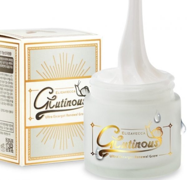 Крем для лица улиточный антивозрастной Elizavecca Glutinous Cream, 50ml